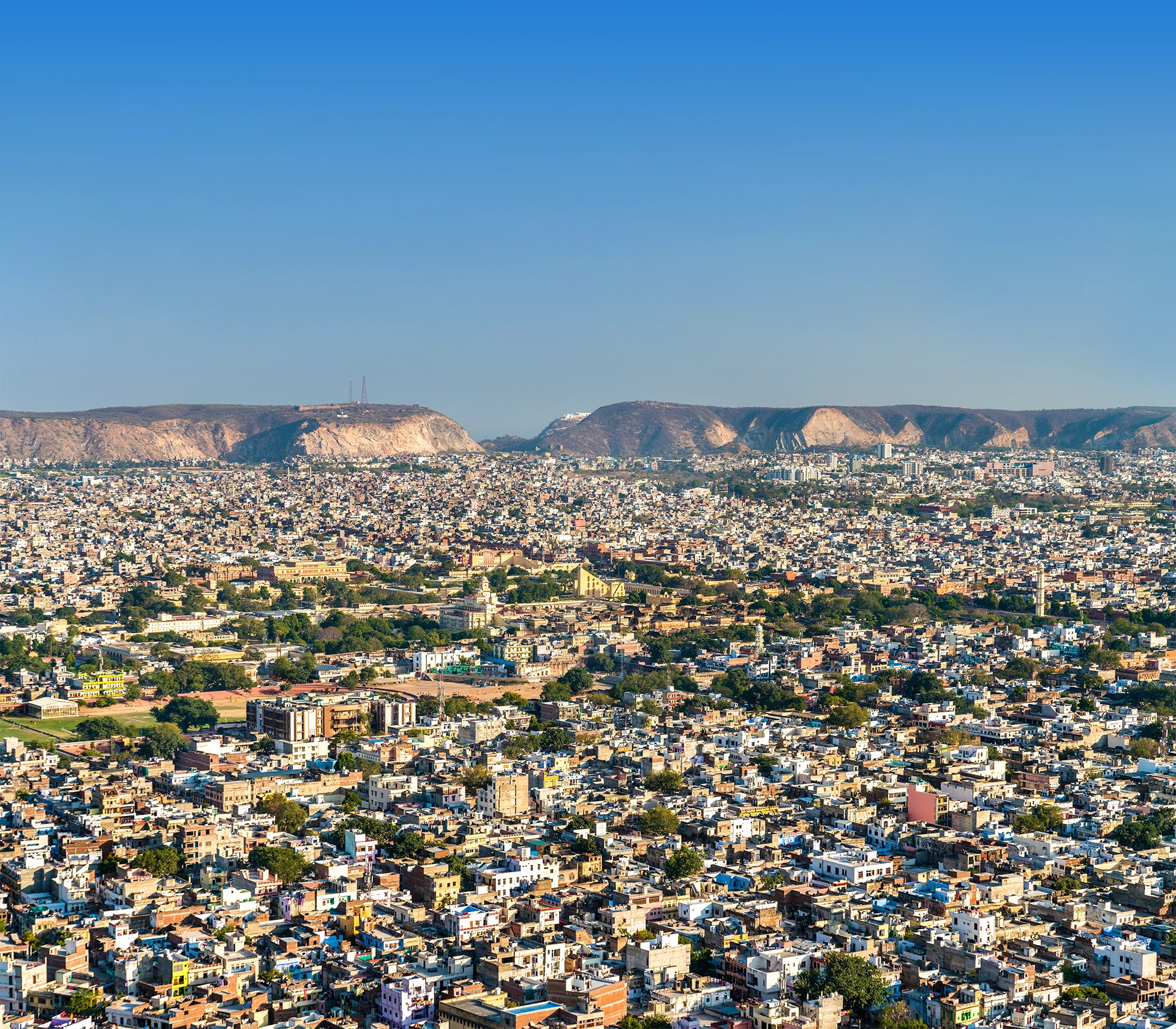 Pink Oaks Bani Park Jaipur Location & Skyline